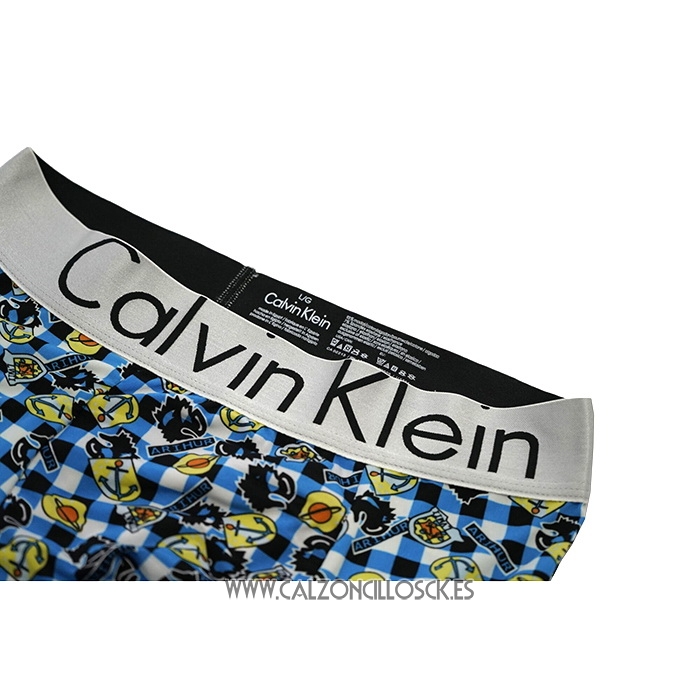 Boxer Calvin Klein Hombre 365 Prints Colors Azul2